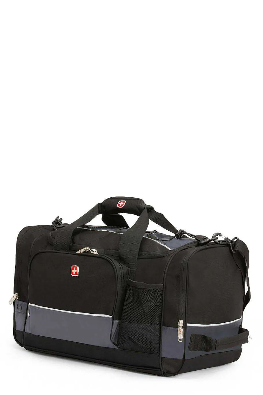 Clearance SWISSGEAR 9000 28" Apex Duffel Bag - Poly Collection Black | Blue | Charcoal