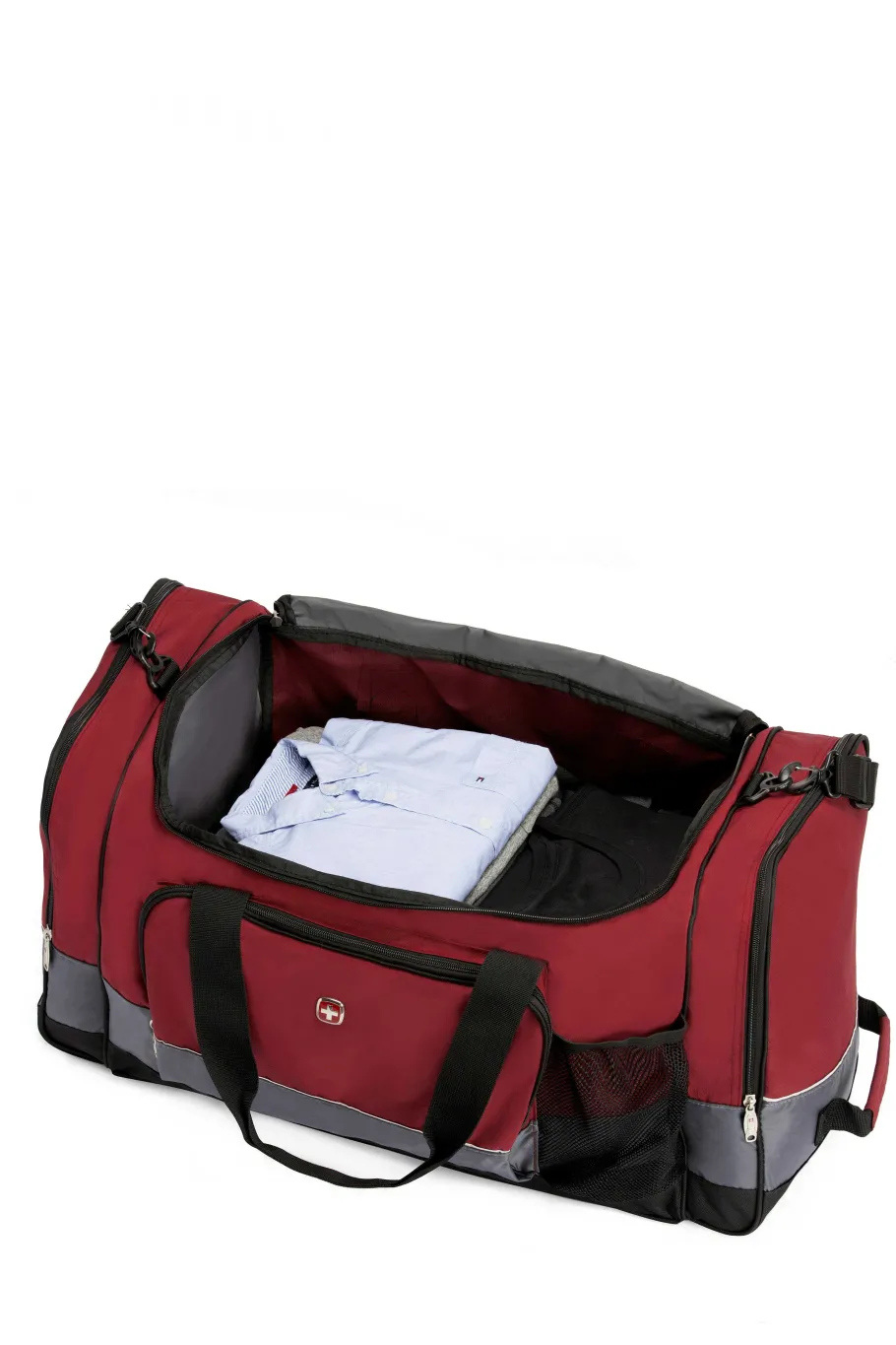 swissgear___apex_duffel_bag__poly_collection_5-3.webp Fashion SWISSGEAR 9000 28" Apex Duffel Bag - Poly Collection Black | Blue | Charcoal