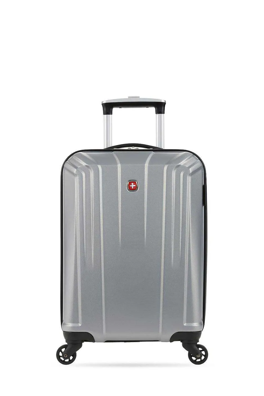 Flash Sale SWISSGEAR 3750 18" Carry On Hardside Spinner Luggage - Silver