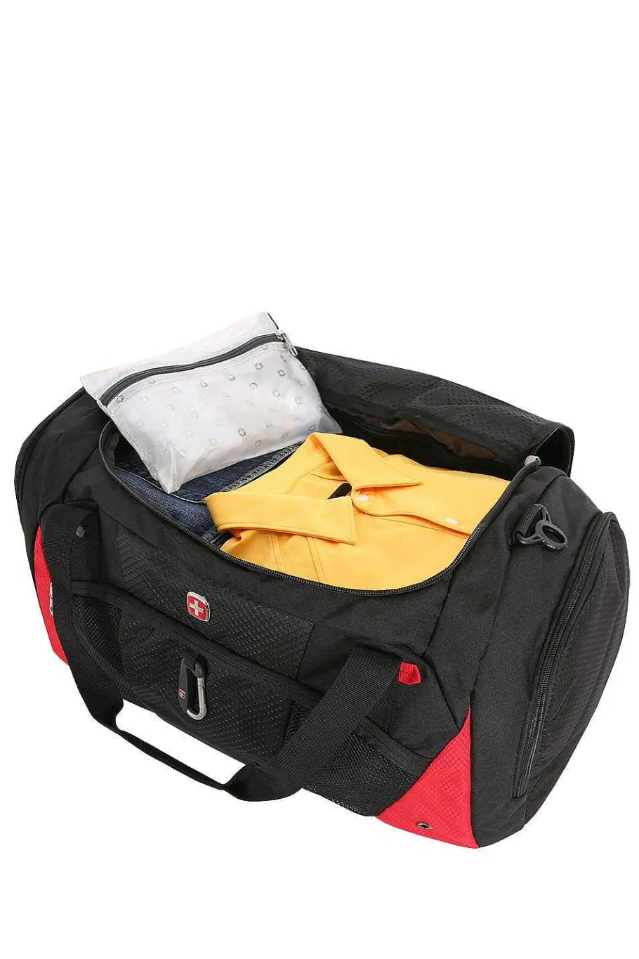 swissgear___duffel_bag__blackred_2-1.webp Discount SWISSGEAR 1900 21" Duffel Bag - Black/Red