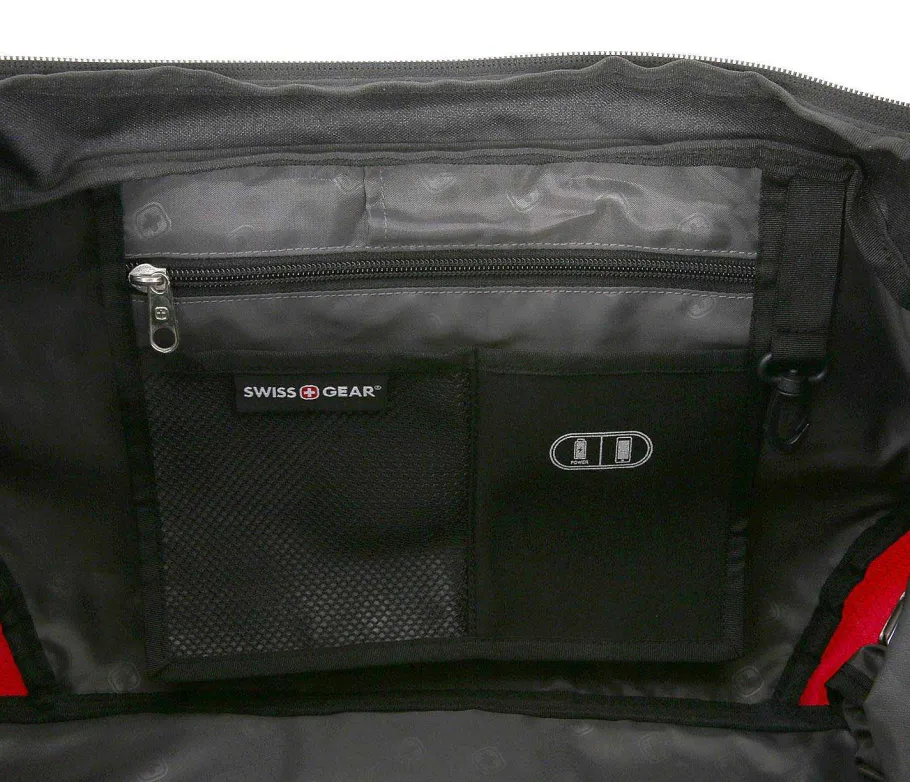 swissgear___duffel_bag__blackred_3-1.webp Discount SWISSGEAR 1900 21" Duffel Bag - Black/Red