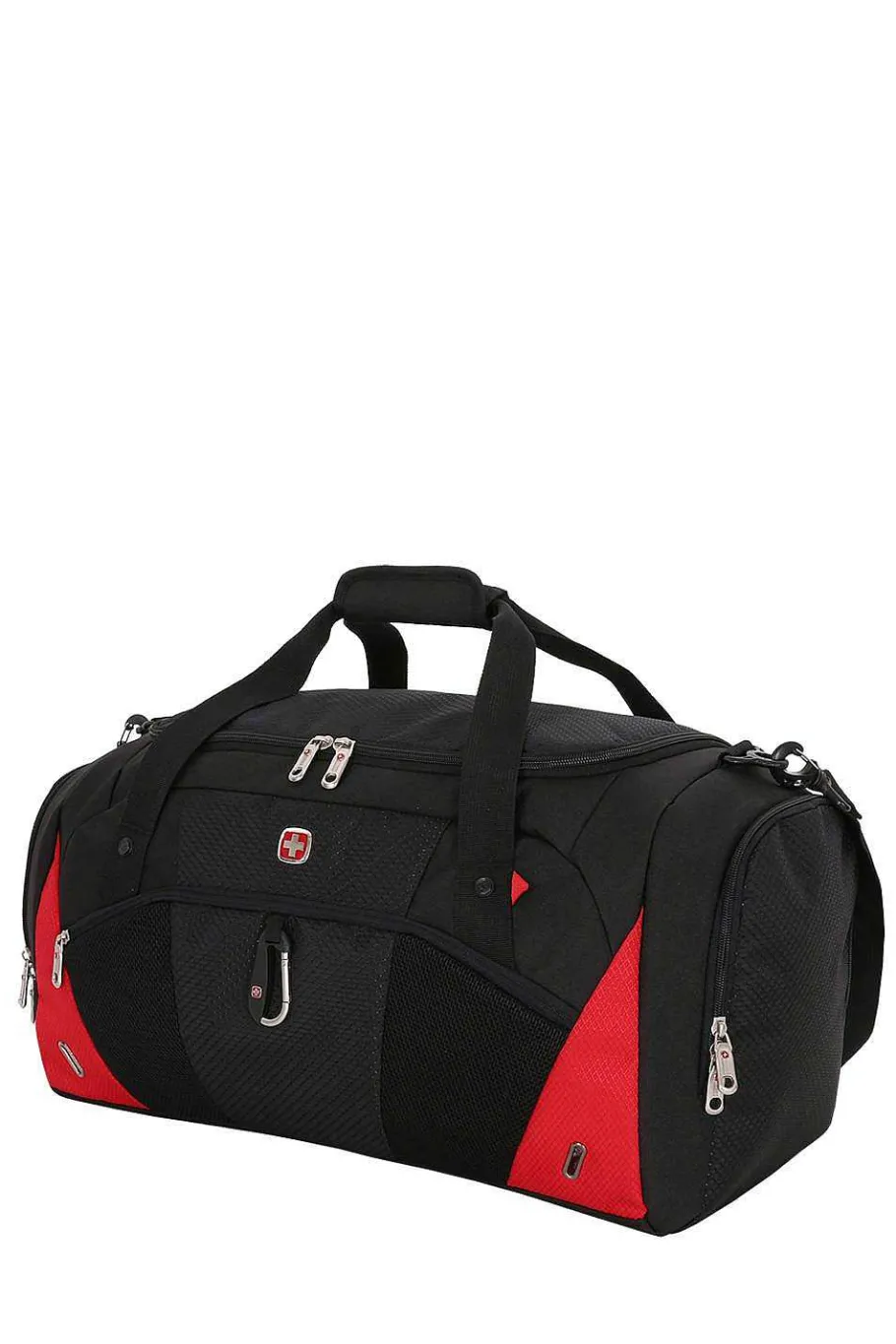 swissgear___duffel_bag__blackred_3-2.webp Sale SWISSGEAR 1900 21" Duffel Bag - Black/Red
