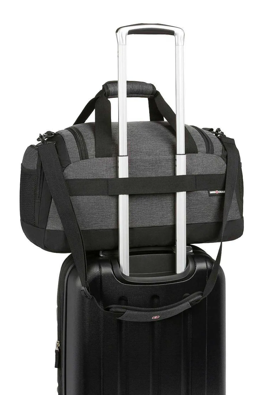 Cheap SWISSGEAR 6532 20" Duffel Bag - Gray Heather/Black