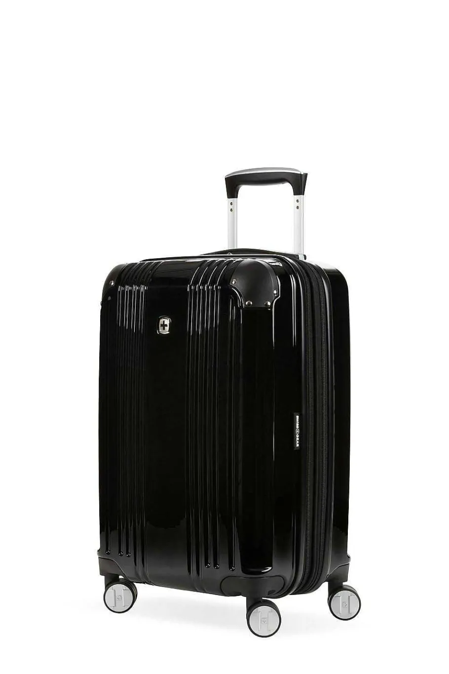 Store SWISSGEAR 7786 20" Expandable Carry On Hardside Spinner Luggage Black | Burgundy | Silver
