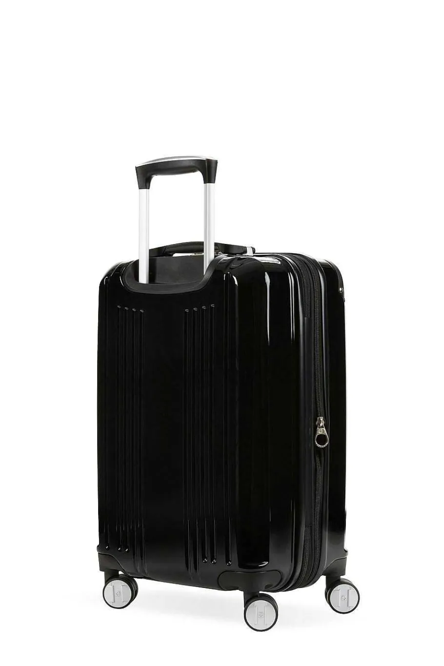 Store SWISSGEAR 7786 20" Expandable Carry On Hardside Spinner Luggage Black | Burgundy | Silver