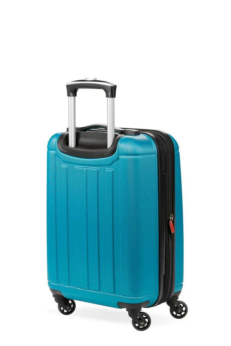 Store SWISSGEAR 6297 18" Expandable Carry On Hardside Spinner Luggage Black | Silver