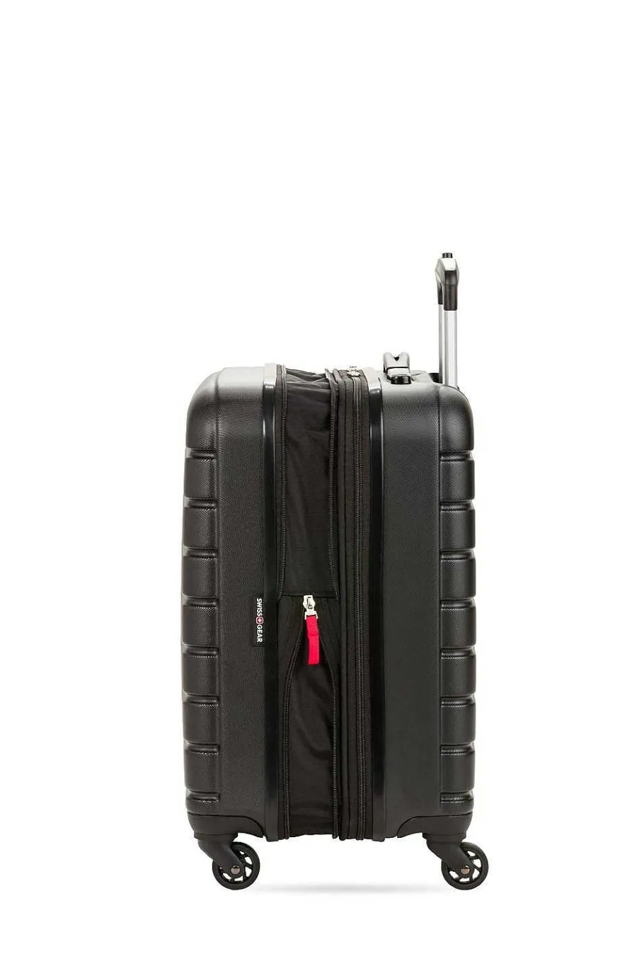 swissgear___expandable_carry_on_hardside_spinner_luggage_2-5.webp Flash Sale SWISSGEAR 7790 18" Expandable Carry On Hardside Spinner Luggage Black | Gray