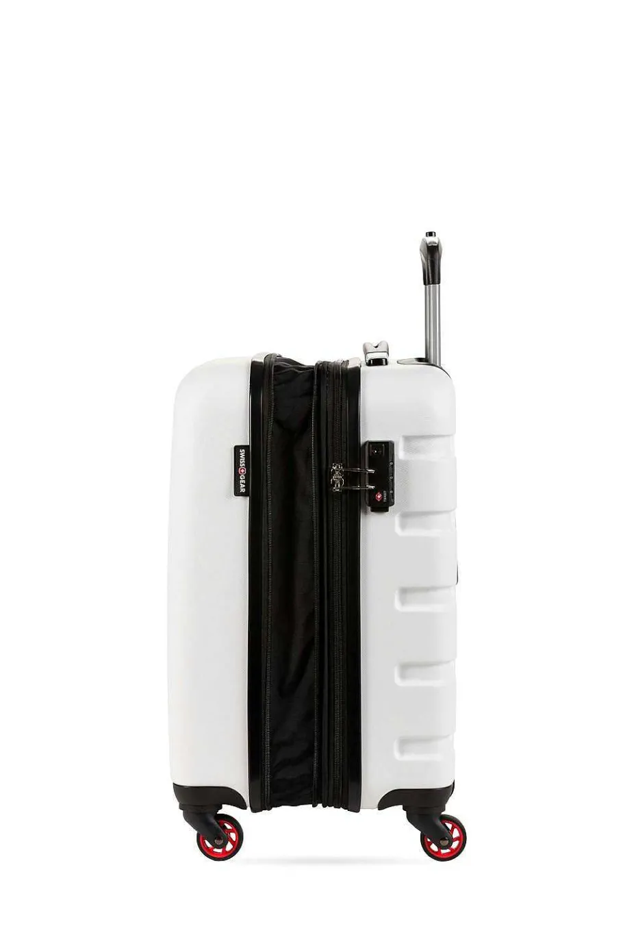 swissgear___expandable_carry_on_hardside_spinner_luggage_4-3.webp Store SWISSGEAR 7366 18" Expandable Carry On Hardside Spinner Luggage Black | Clearly Aqua | Cobalt Blue | Coral Almond