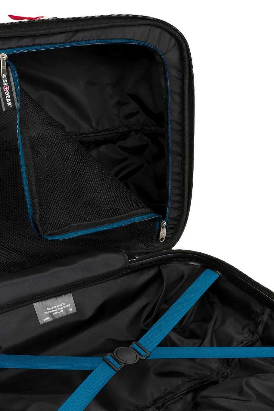 swissgear___expandable_carry_on_hardside_spinner_luggage_5-5.webp Flash Sale SWISSGEAR 7790 18" Expandable Carry On Hardside Spinner Luggage Black | Gray