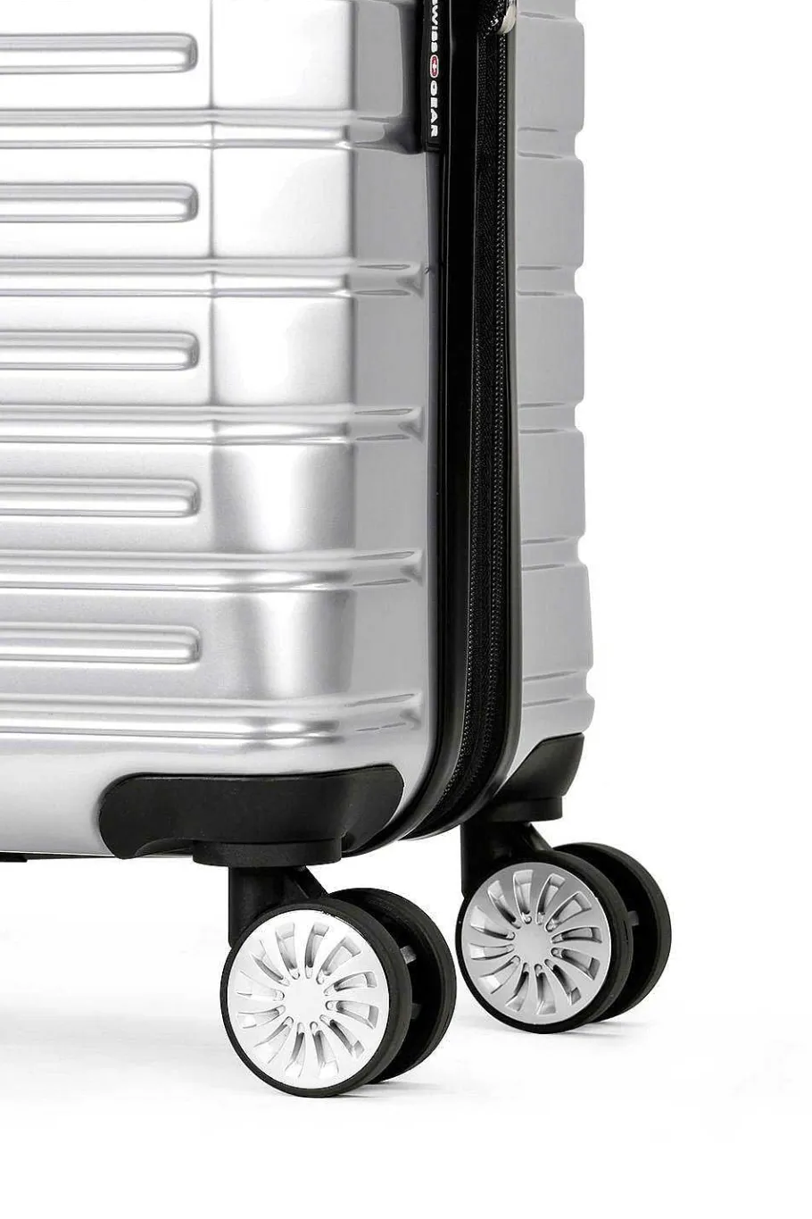 Online SWISSGEAR 7782 18" Expandable Carry On Hardside Spinner Luggage - Silver
