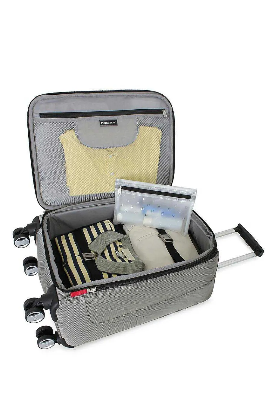 swissgear___expandable_carry_on_spinner_luggage_3-1.webp Flash Sale SWISSGEAR 6305 19" Expandable Carry On Spinner Luggage Black | Gray/Blue | Iron Gray | Pewter