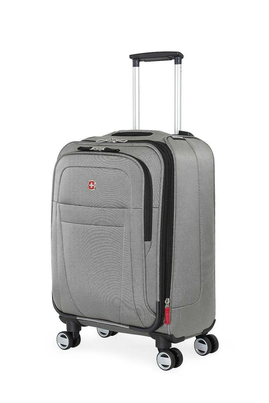 swissgear___expandable_carry_on_spinner_luggage_5-1.webp Flash Sale SWISSGEAR 6305 19" Expandable Carry On Spinner Luggage Black | Gray/Blue | Iron Gray | Pewter