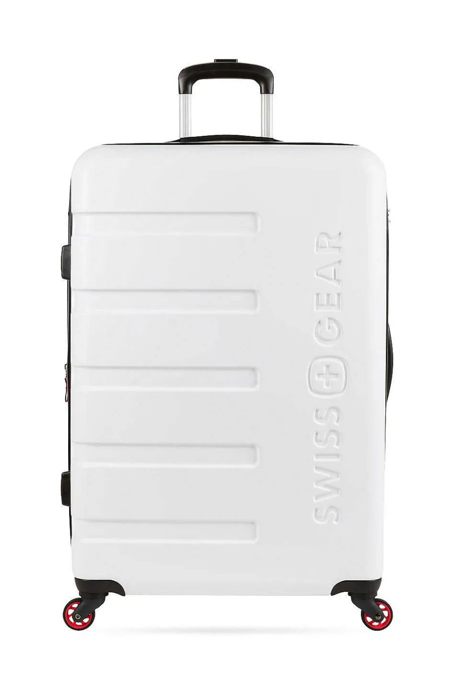 Discount SWISSGEAR 7366 27" Expandable Hardside Spinner Luggage Black | Clearly Aqua | Cobalt Blue | Coral Almond