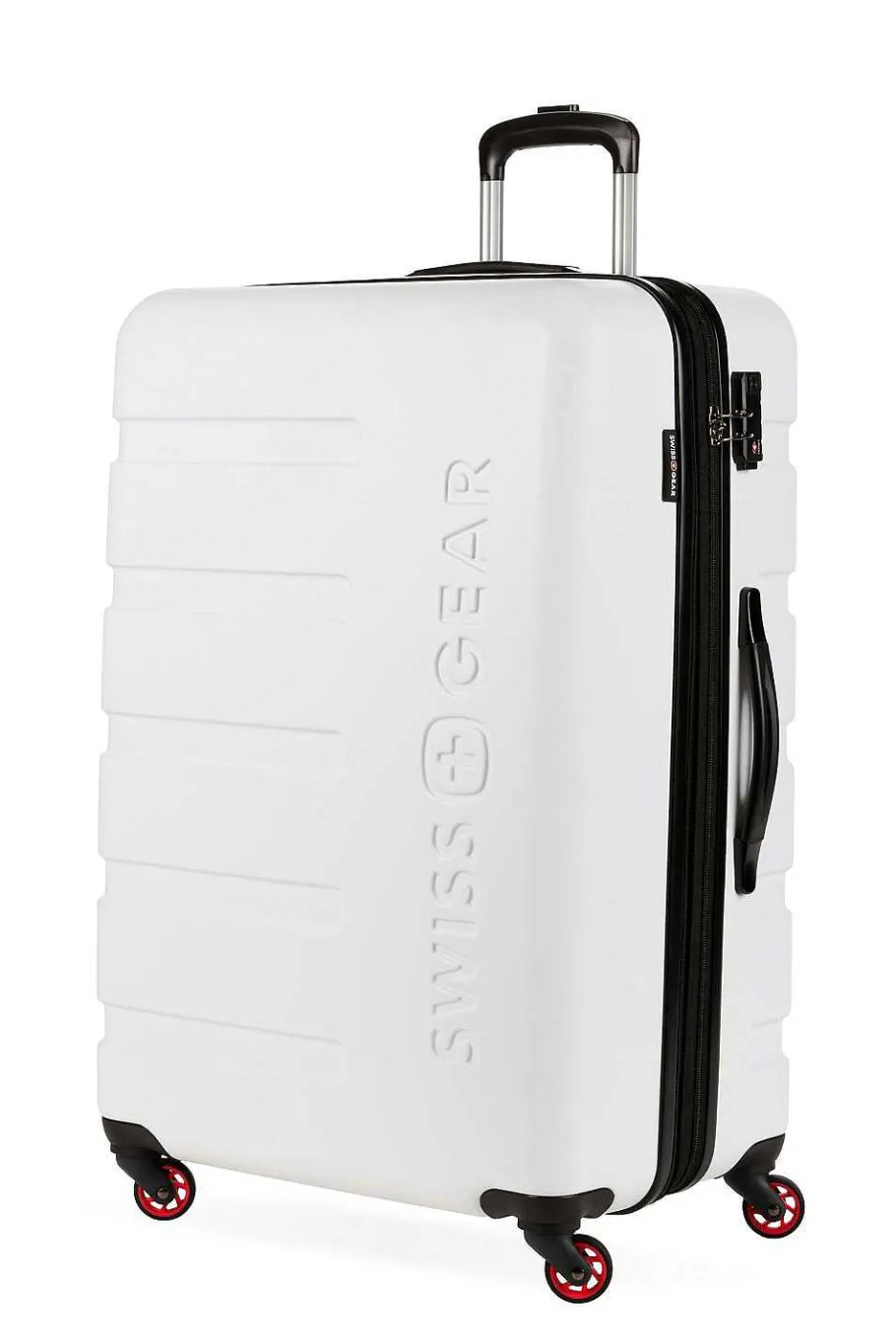 swissgear___expandable_hardside_spinner_luggage_5-12.webp Discount SWISSGEAR 7366 27" Expandable Hardside Spinner Luggage Black | Clearly Aqua | Cobalt Blue | Coral Almond