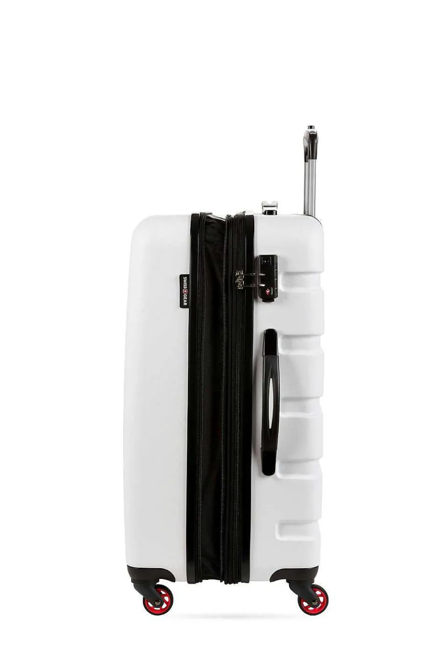 swissgear___expandable_hardside_spinner_luggage_5-6.webp Sale SWISSGEAR 7366 23" Expandable Hardside Spinner Luggage Black | Clearly Aqua | Cobalt Blue | Coral Almond