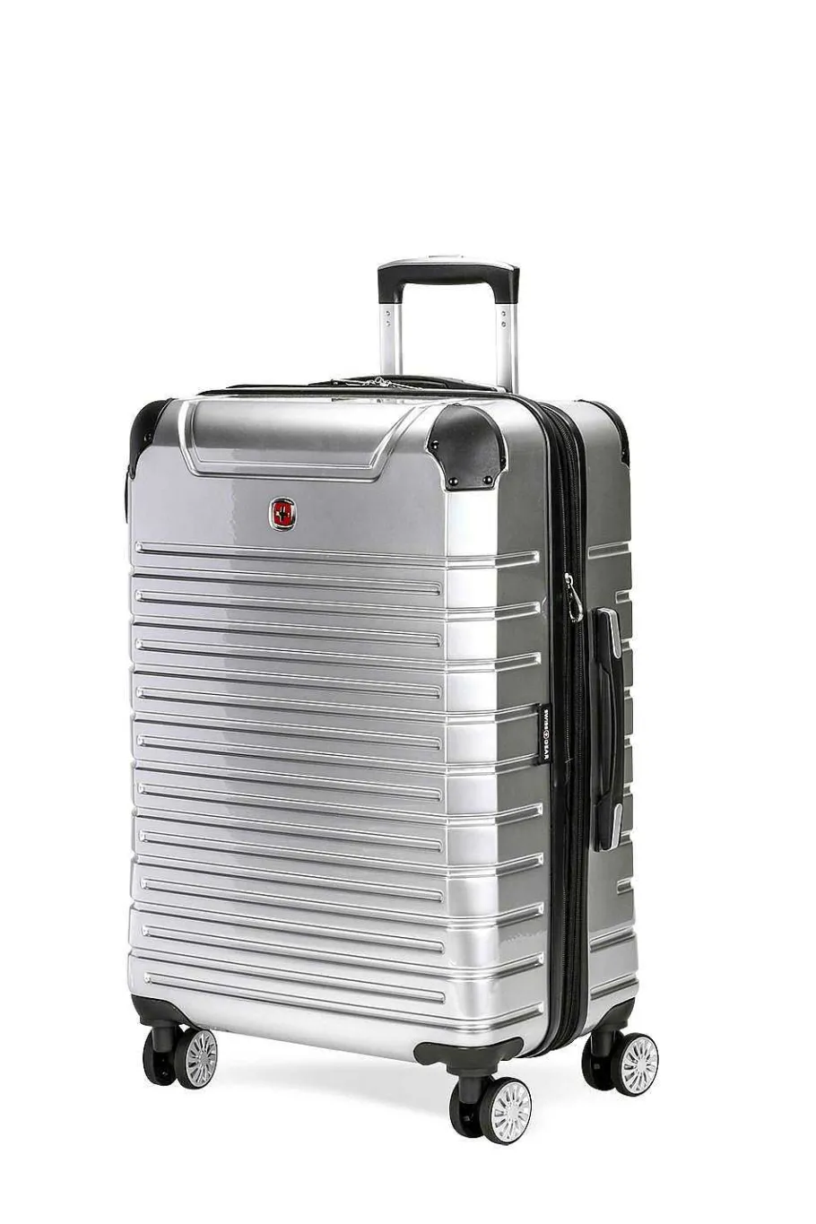 Clearance SWISSGEAR 7782 23" Expandable Hardside Spinner Luggage - Silver