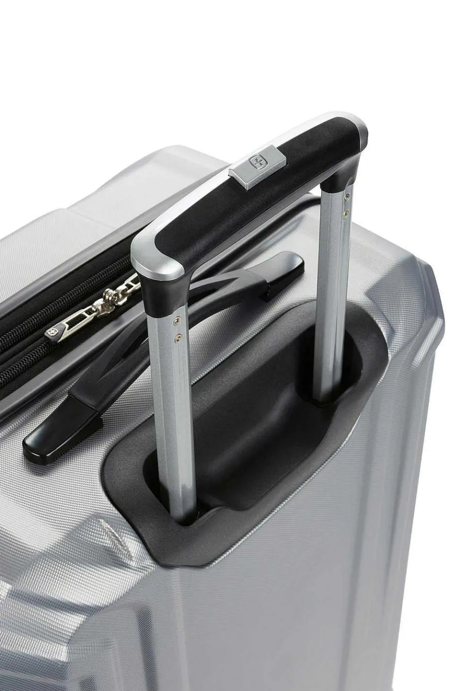 swissgear___expandable_hardside_spinner_luggage__silver_7.webp Outlet SWISSGEAR 3750 23" Expandable Hardside Spinner Luggage - Silver