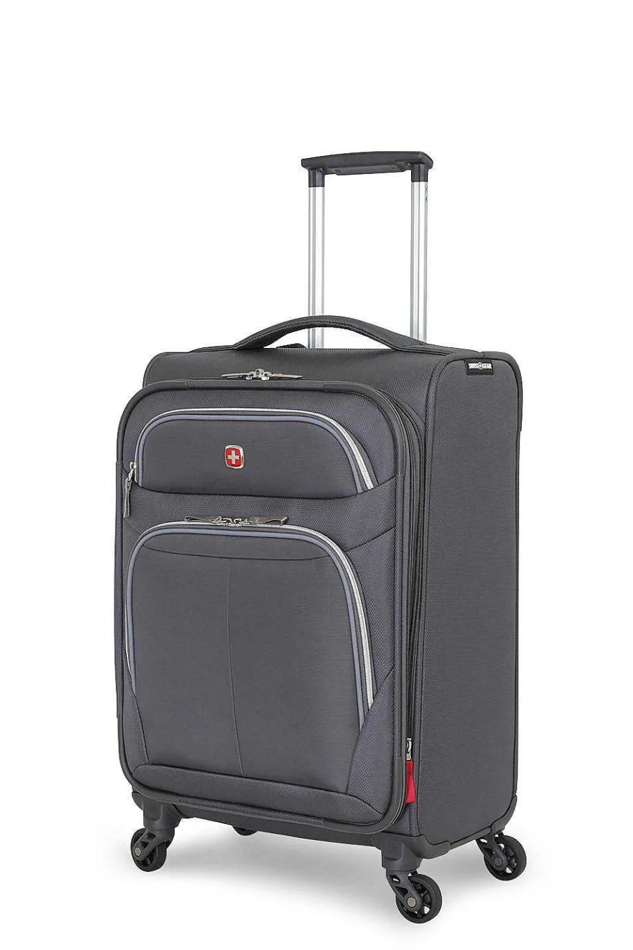 Store SWISSGEAR 6270 19" Expandable Liteweight Carry On Spinner Luggage - Pewter