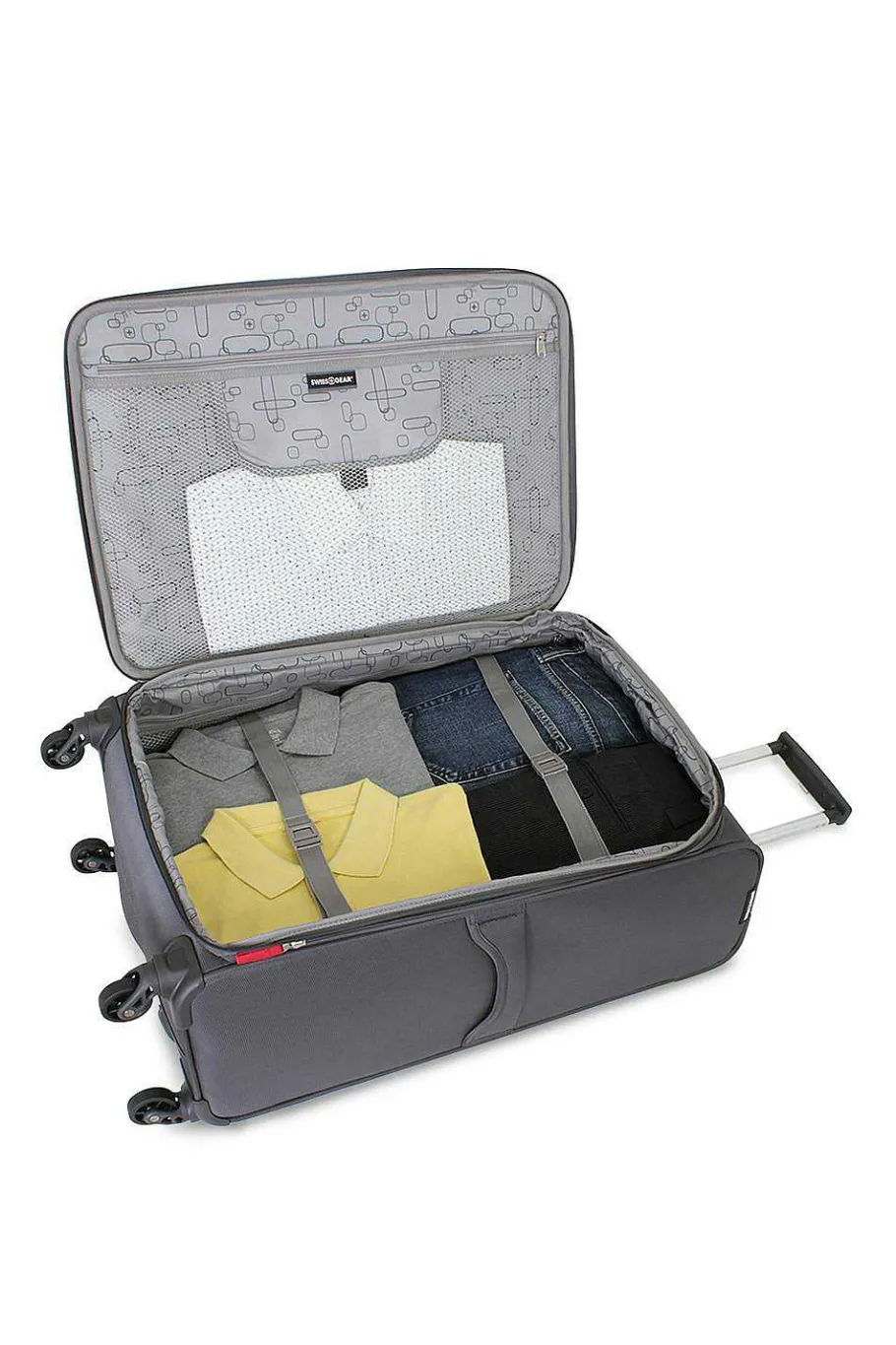 Flash Sale SWISSGEAR 6270 24.5" Expandable Liteweight Spinner Luggage - Pewter