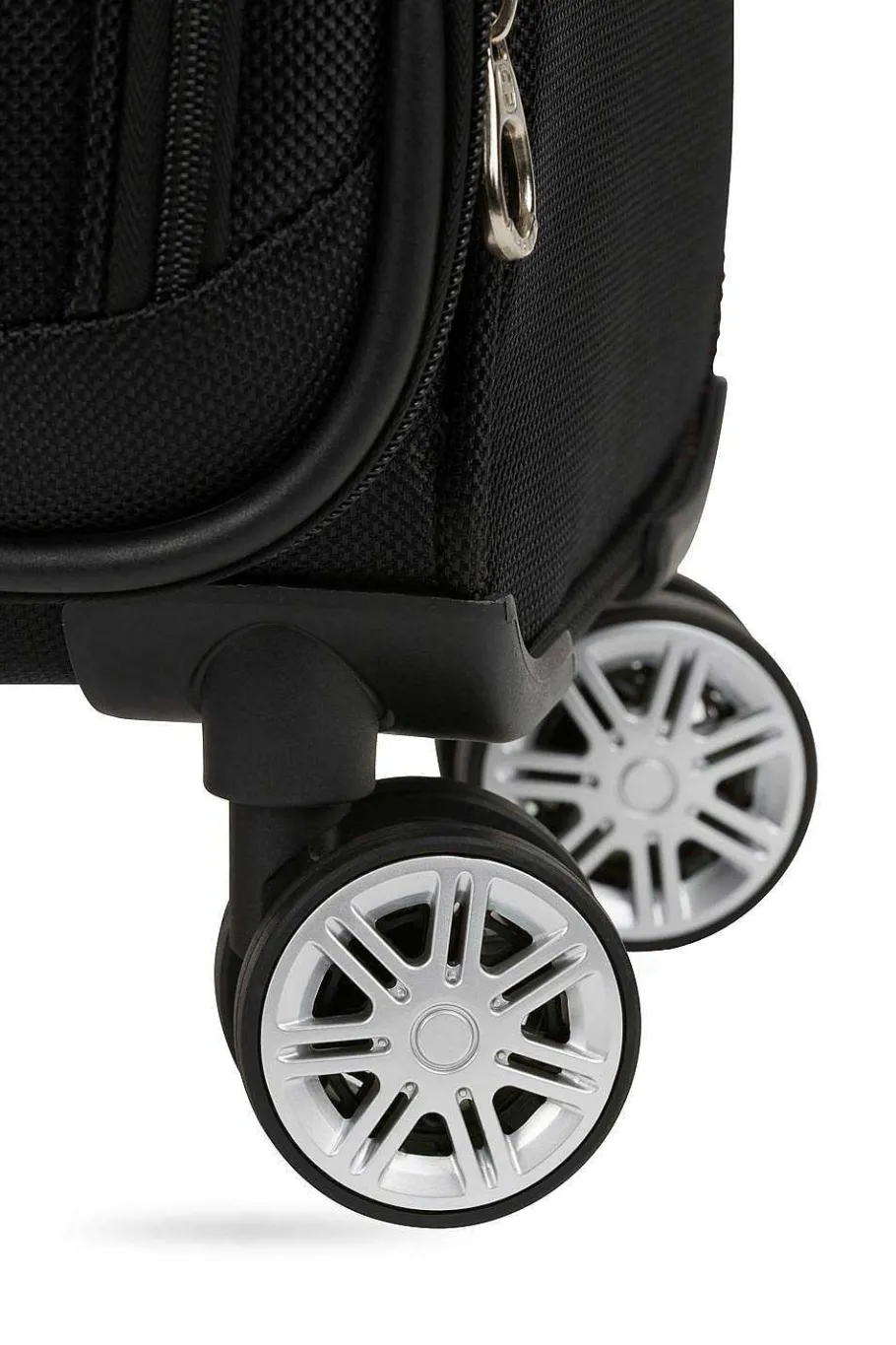 swissgear___expandable_spinner_carry_on_luggage__black_2.webp Outlet SWISSGEAR 7768 20" Expandable Spinner Carry On Luggage - Black