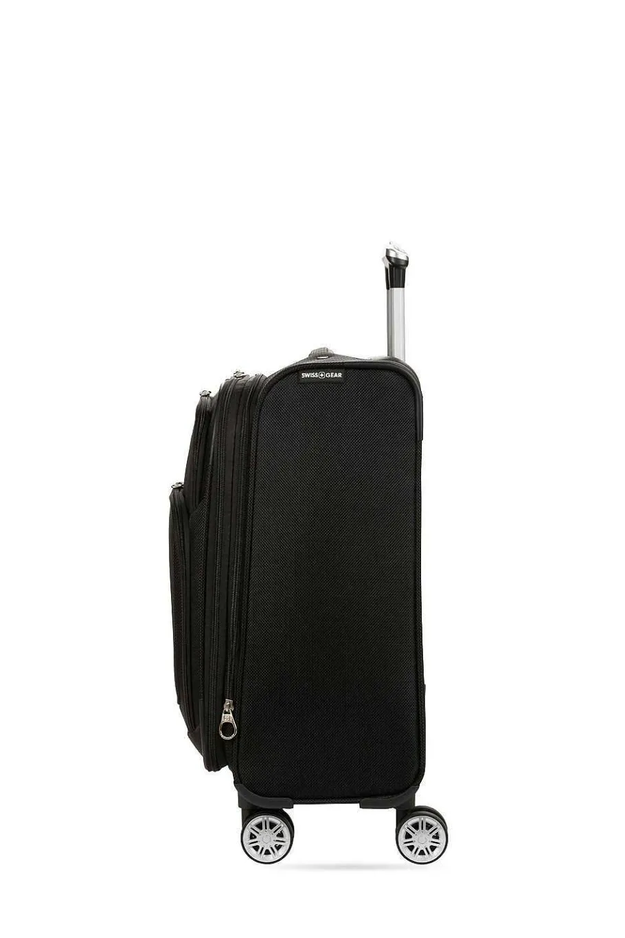 swissgear___expandable_spinner_carry_on_luggage__black_6.webp Outlet SWISSGEAR 7768 20" Expandable Spinner Carry On Luggage - Black