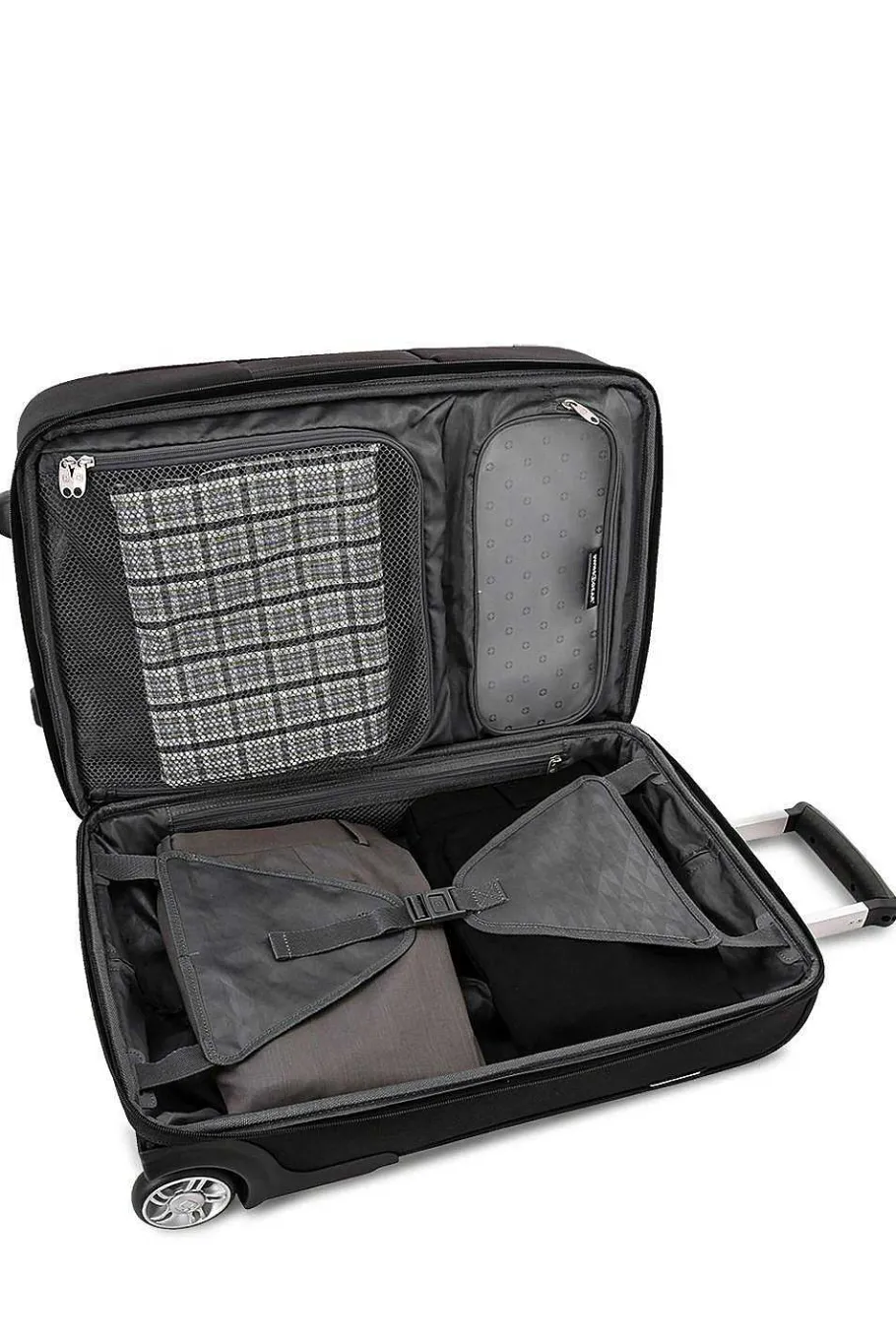 swissgear___garment_upright_carry_on_wheeled_luggage__black_6.webp Best SWISSGEAR 6590 20" Garment Upright Carry On Wheeled Luggage - Black