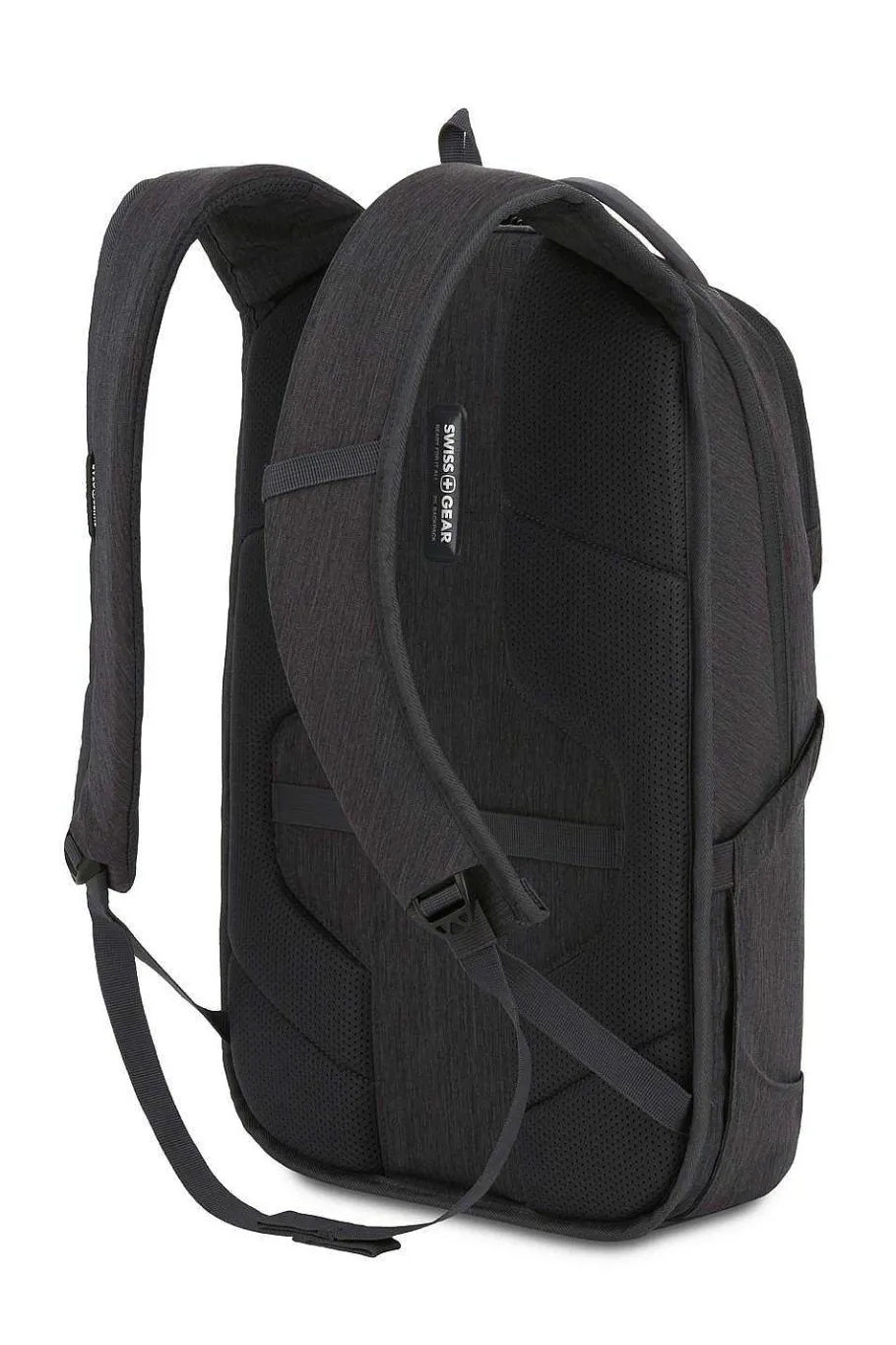 New SWISSGEAR 8183 16" Laptop Backpack Charcoal | Light Gray Heather | Navy Heather