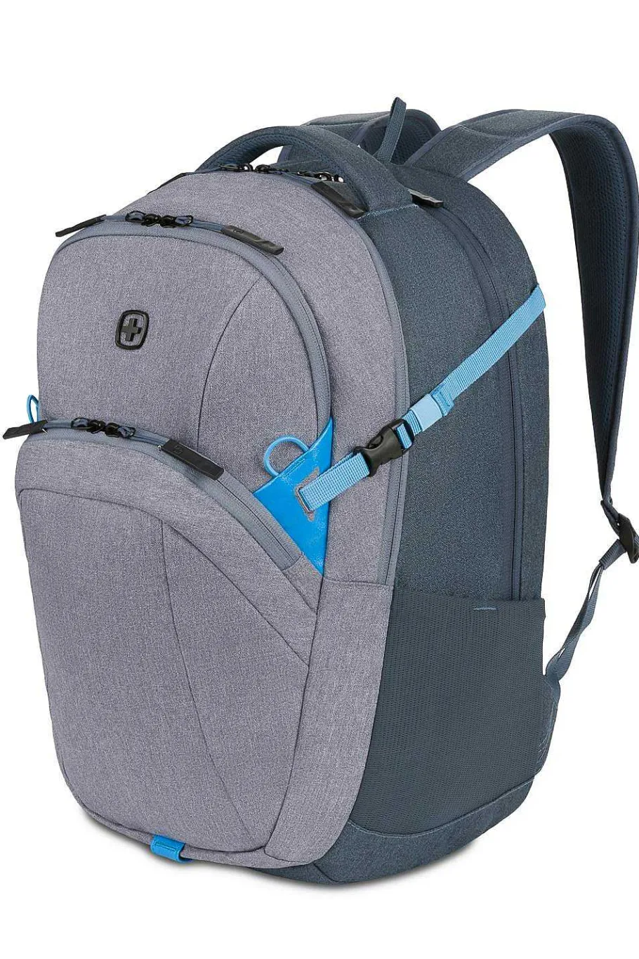Shop SWISSGEAR 8169 16" Laptop Backpack Charcoal/Gray/Blue | Charcoal/Light Gray | Charcoal/Navy