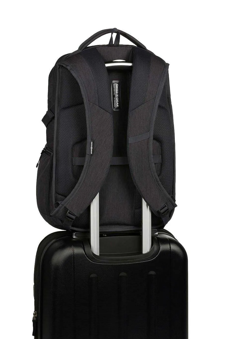 swissgear___laptop_backpack_7-4.webp Sale SWISSGEAR 8182 16" Laptop Backpack Charcoal Heather | Light Gray Heather | Navy Heather
