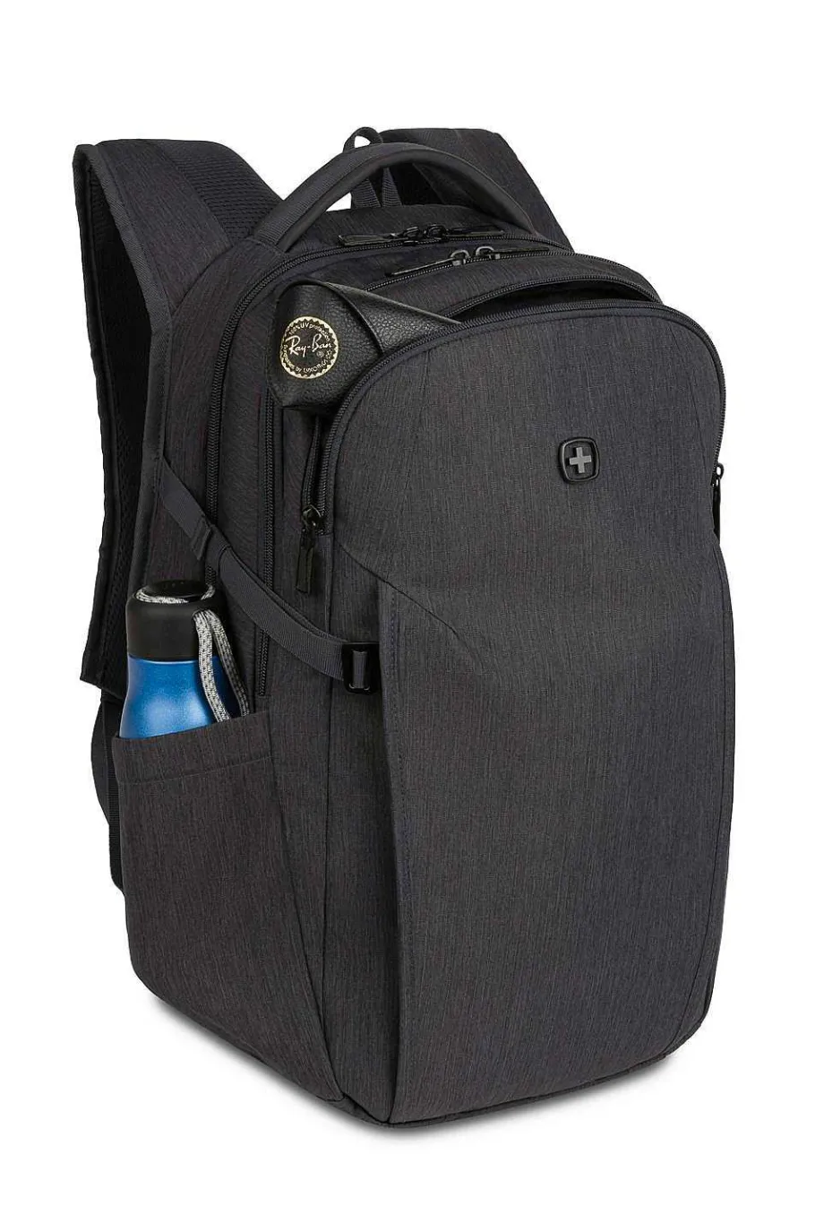 swissgear___laptop_backpack_8-2.webp Cheap SWISSGEAR 8182 16" Laptop Backpack Charcoal Heather | Light Gray Heather | Navy Heather