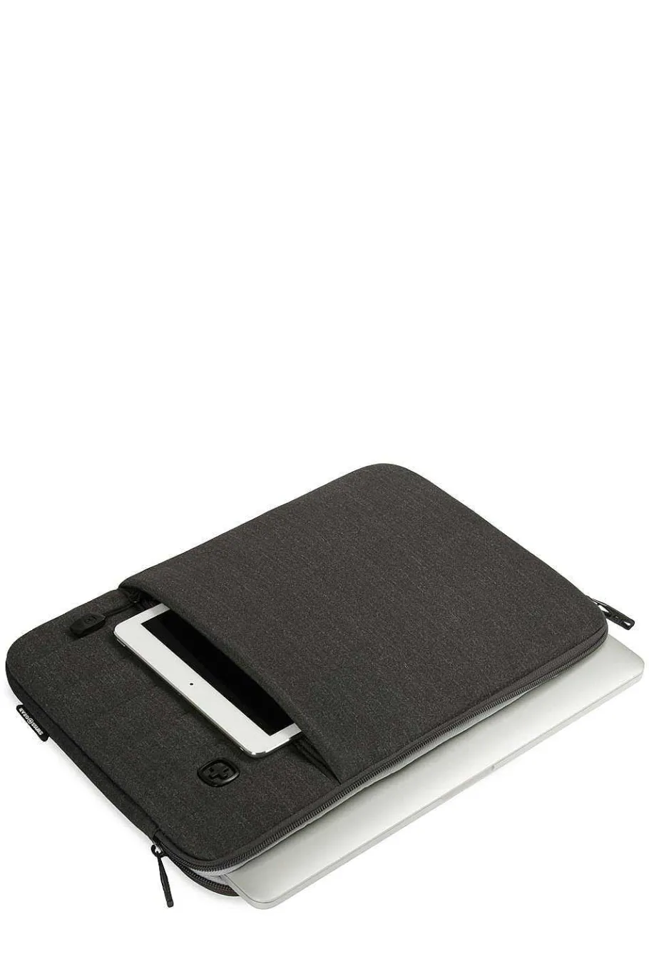 swissgear___padded_laptop_sleeve__charcoal_heather_2.webp Best Sale SWISSGEAR 2689 16 Padded Laptop Sleeve - Charcoal Heather
