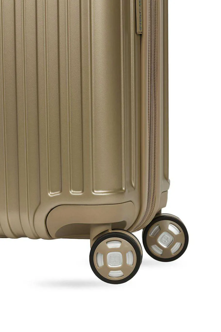 Cheap SWISSGEAR 7910 20" Usb Expandable Carry On Hardside Spinner Luggage - Golden Sand