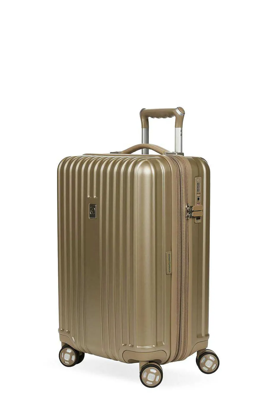 Cheap SWISSGEAR 7910 20" Usb Expandable Carry On Hardside Spinner Luggage - Golden Sand