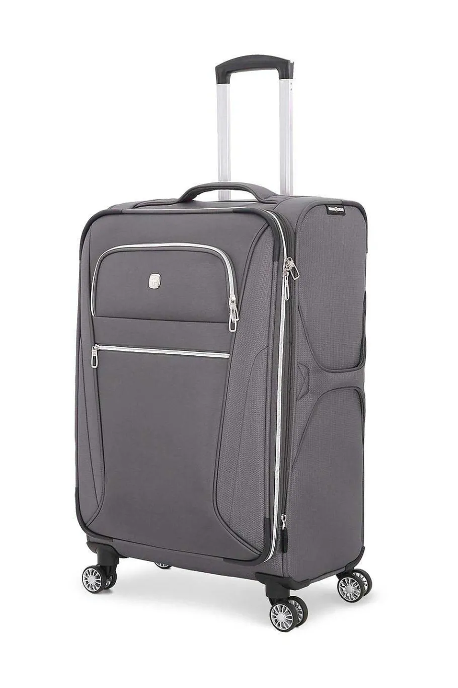 Best SWISSGEAR 7850 Checklite 24.5" Expandable Liteweight Luggage Black | Gray