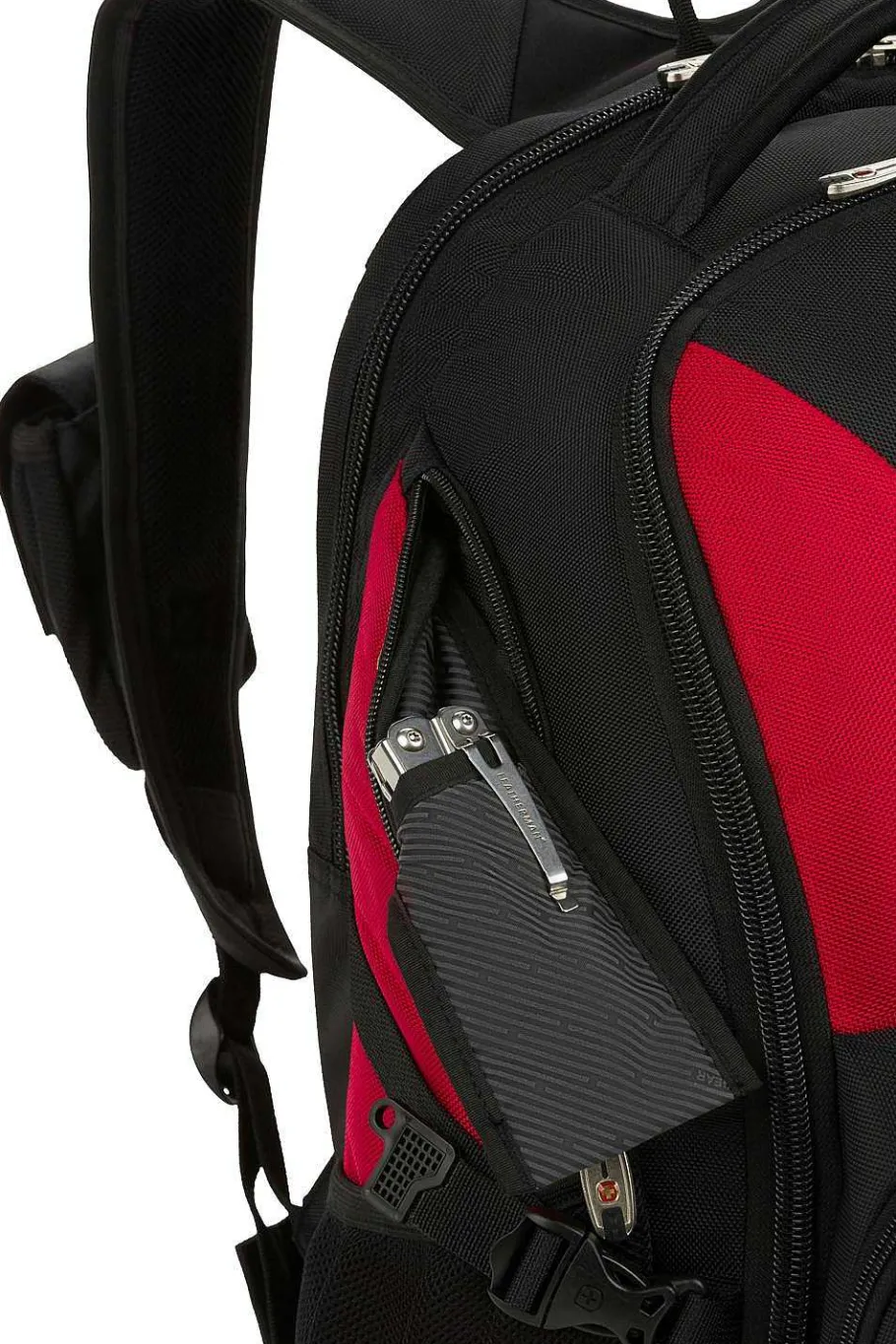 swissgear__deluxe_laptop_backpack_6.webp Best SWISSGEAR 1592 Deluxe Laptop Backpack Black | Black/Red