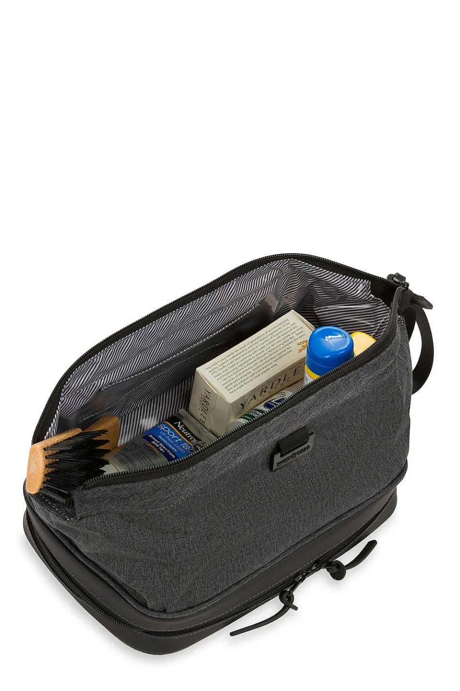 swissgear__deluxe_toiletry_bag__gray_3.webp New SWISSGEAR 3880 Deluxe Toiletry Bag - Gray