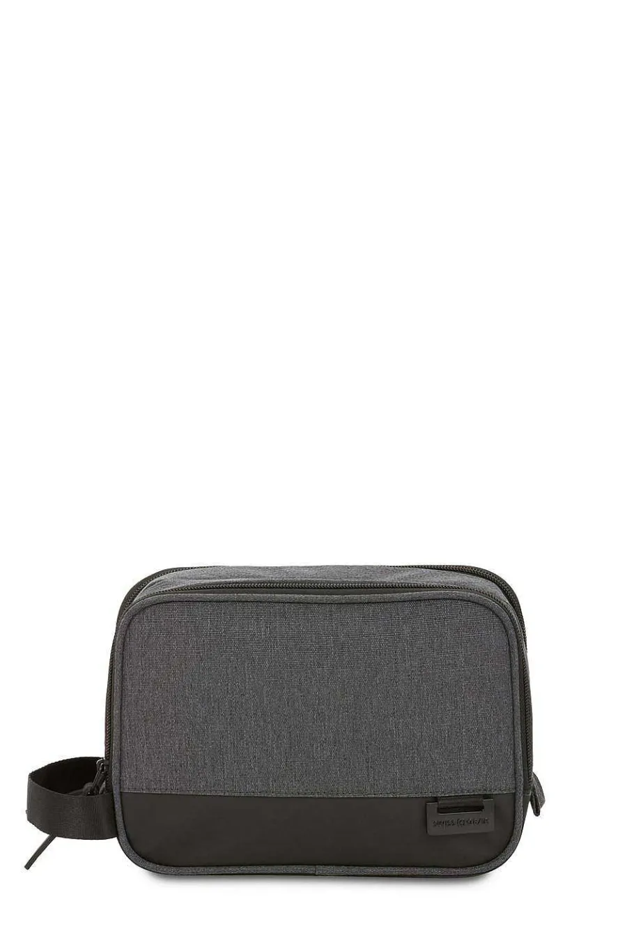 swissgear__dual_compartment_dopp_kit__heather_gray_3.webp Best SWISSGEAR 2661 Dual Compartment Dopp Kit - Heather Gray
