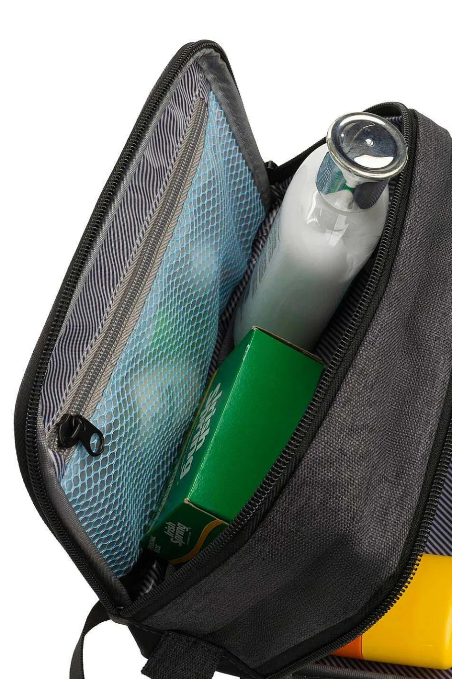 swissgear__dual_compartment_dopp_kit__heather_gray_5.webp Best SWISSGEAR 2661 Dual Compartment Dopp Kit - Heather Gray