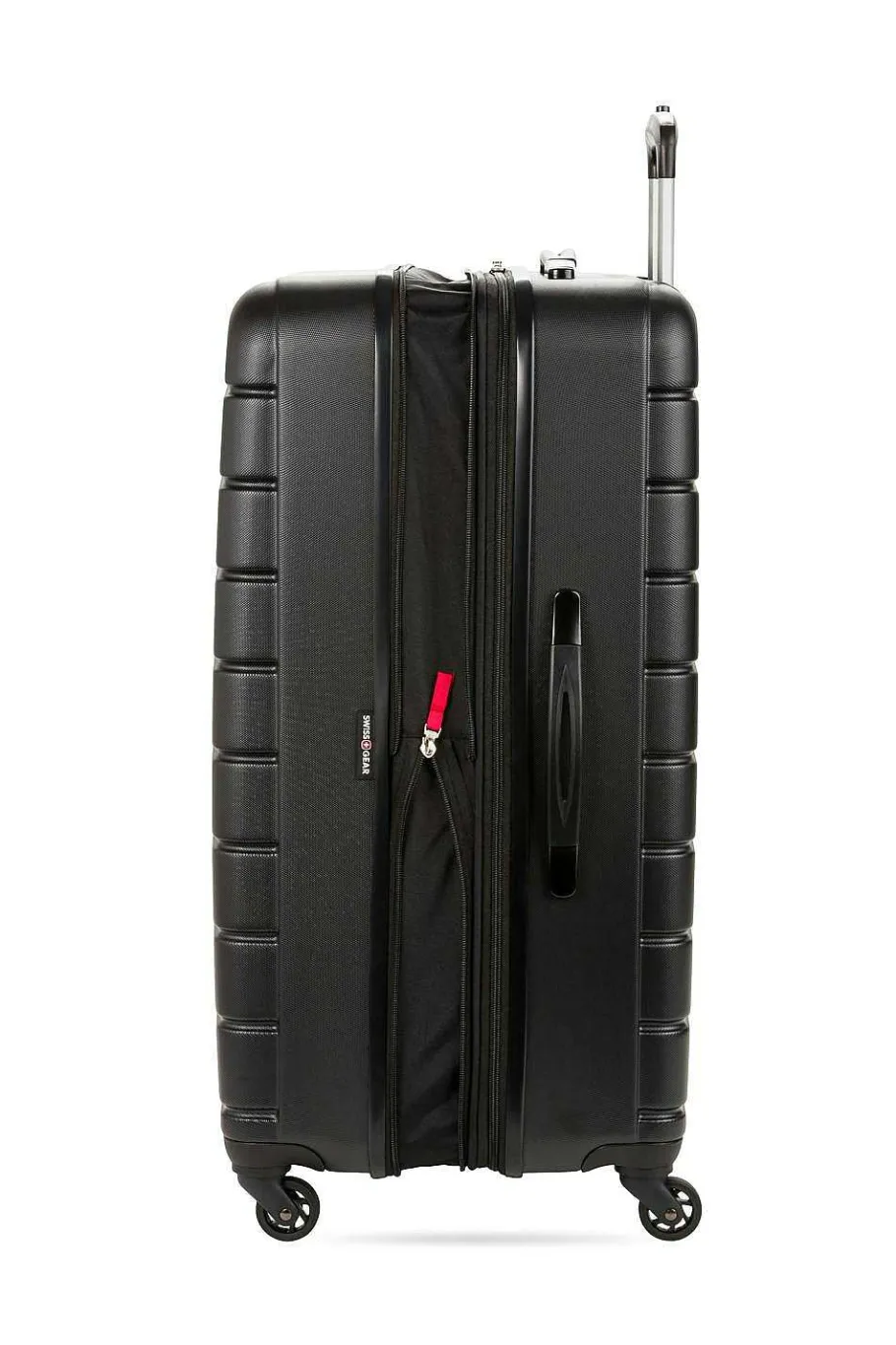 Sale SWISSGEAR 7790 Expandable 3Pc Hardside Spinner Luggage Set Black | Gray