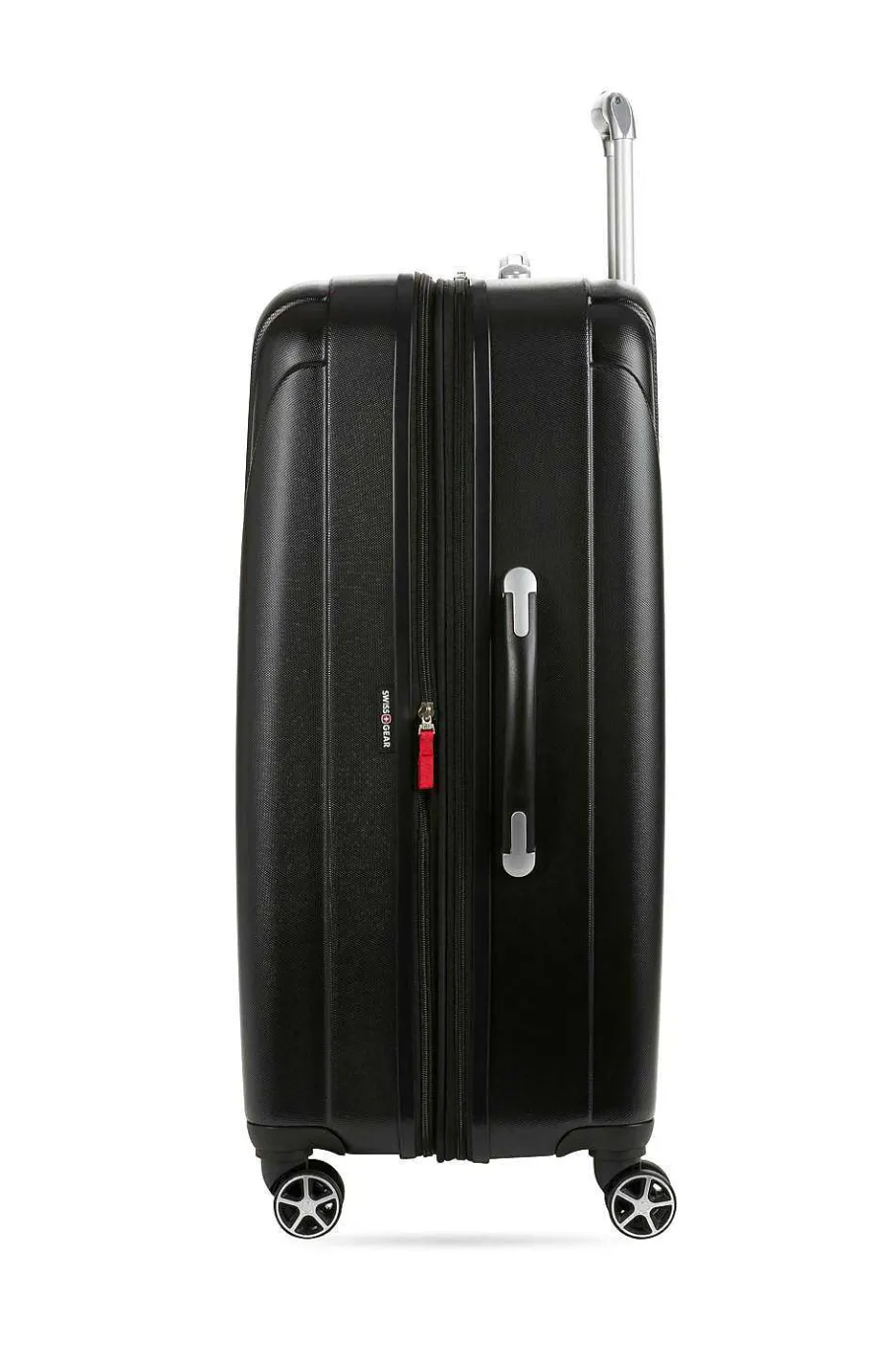 Store SWISSGEAR 7585 Expandable 3Pc Hardside Spinner Luggage Set Black | Silver