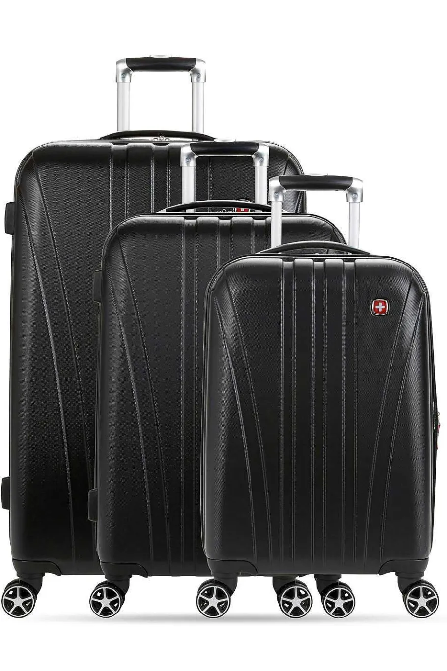 swissgear__expandable_pc_hardside_spinner_luggage_set_10-10.webp Store SWISSGEAR 7585 Expandable 3Pc Hardside Spinner Luggage Set Black | Silver