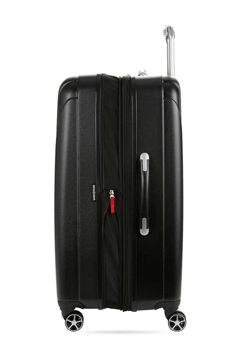 swissgear__expandable_pc_hardside_spinner_luggage_set_12-5.webp Store SWISSGEAR 7585 Expandable 3Pc Hardside Spinner Luggage Set Black | Silver