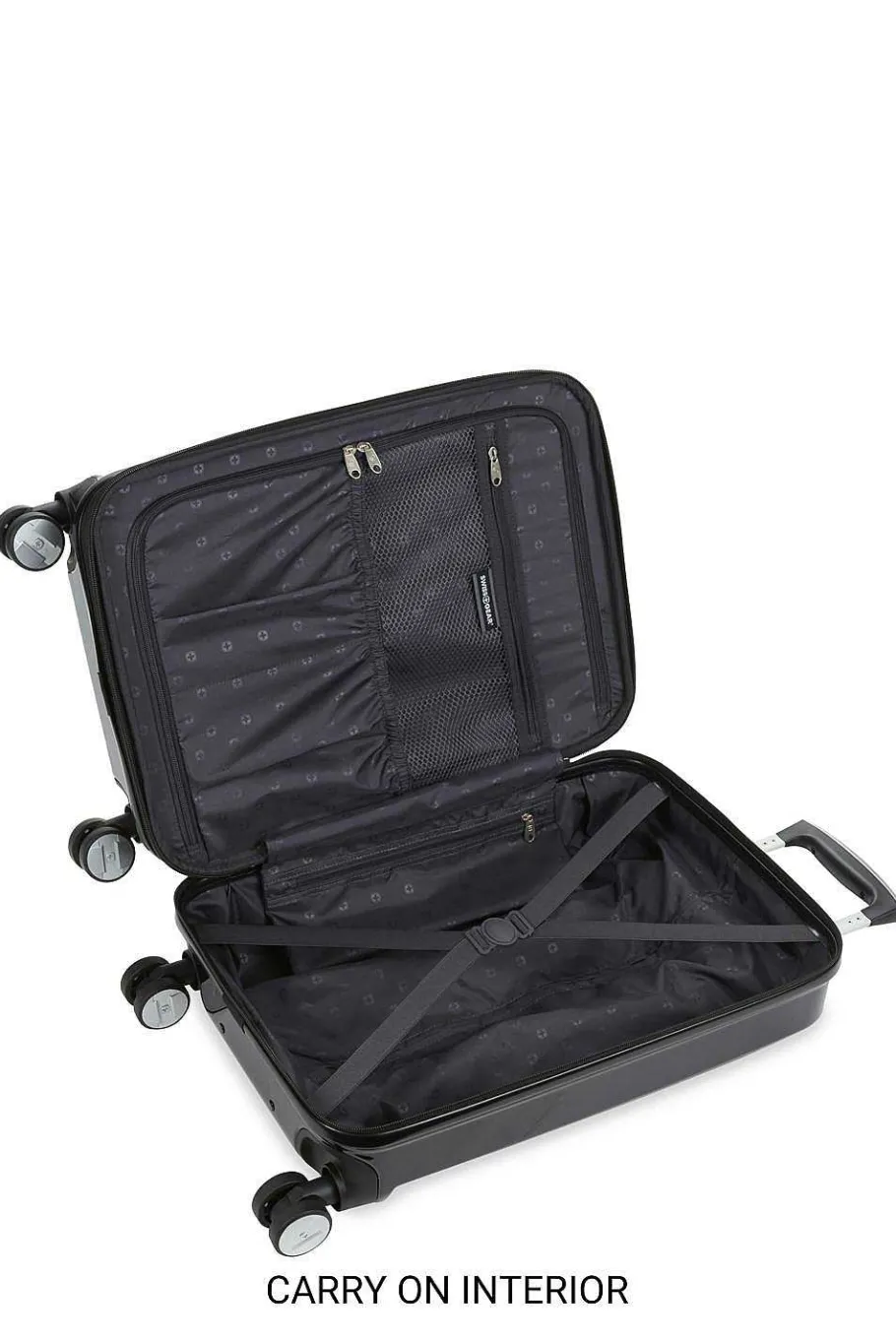 Hot SWISSGEAR 7786 Expandable 2Pc Hardside Spinner Luggage Set - Black