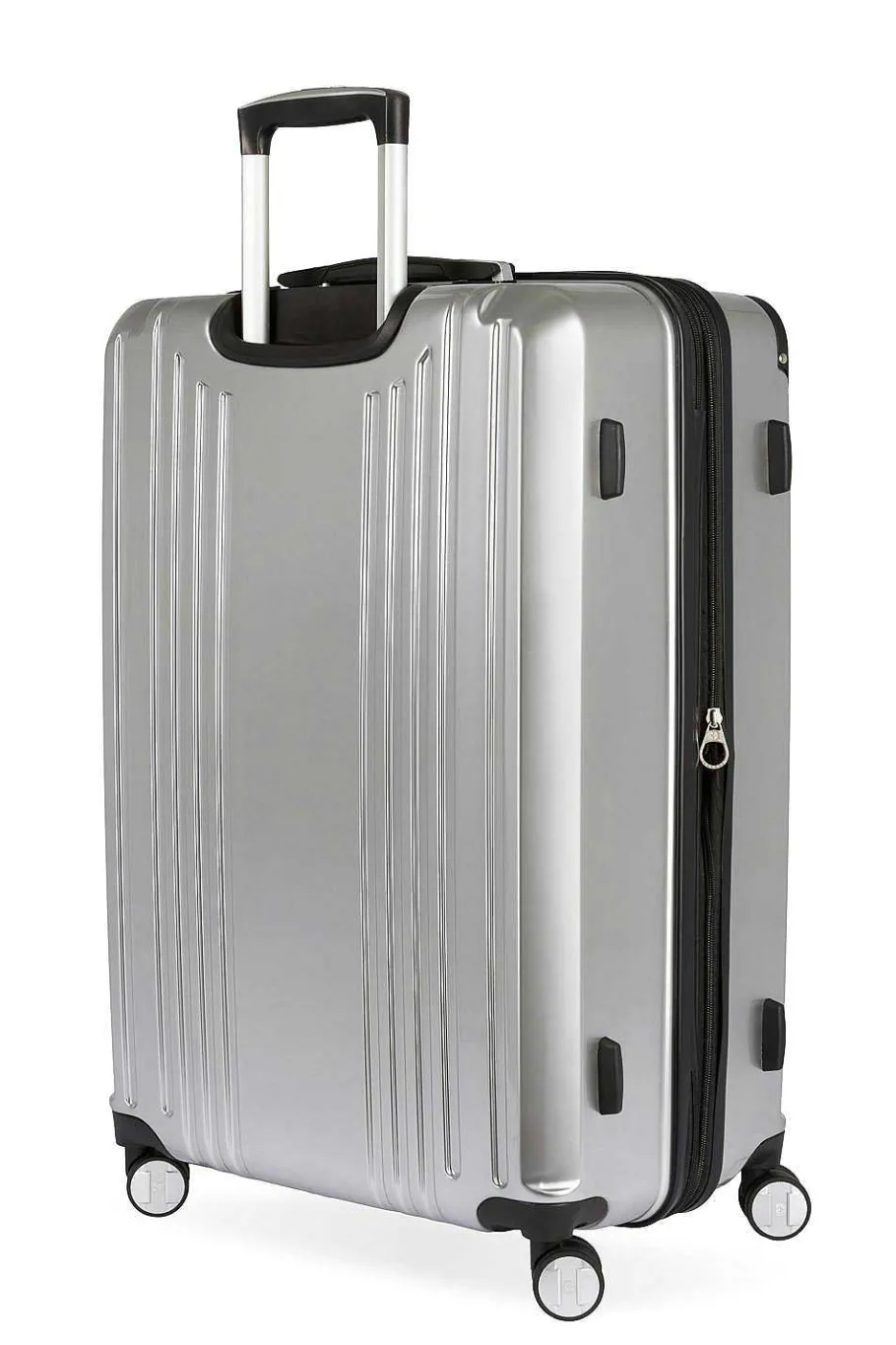 swissgear__expandable_pc_hardside_spinner_luggage_set__silver_5.webp Flash Sale SWISSGEAR 7786 Expandable 2Pc Hardside Spinner Luggage Set - Silver