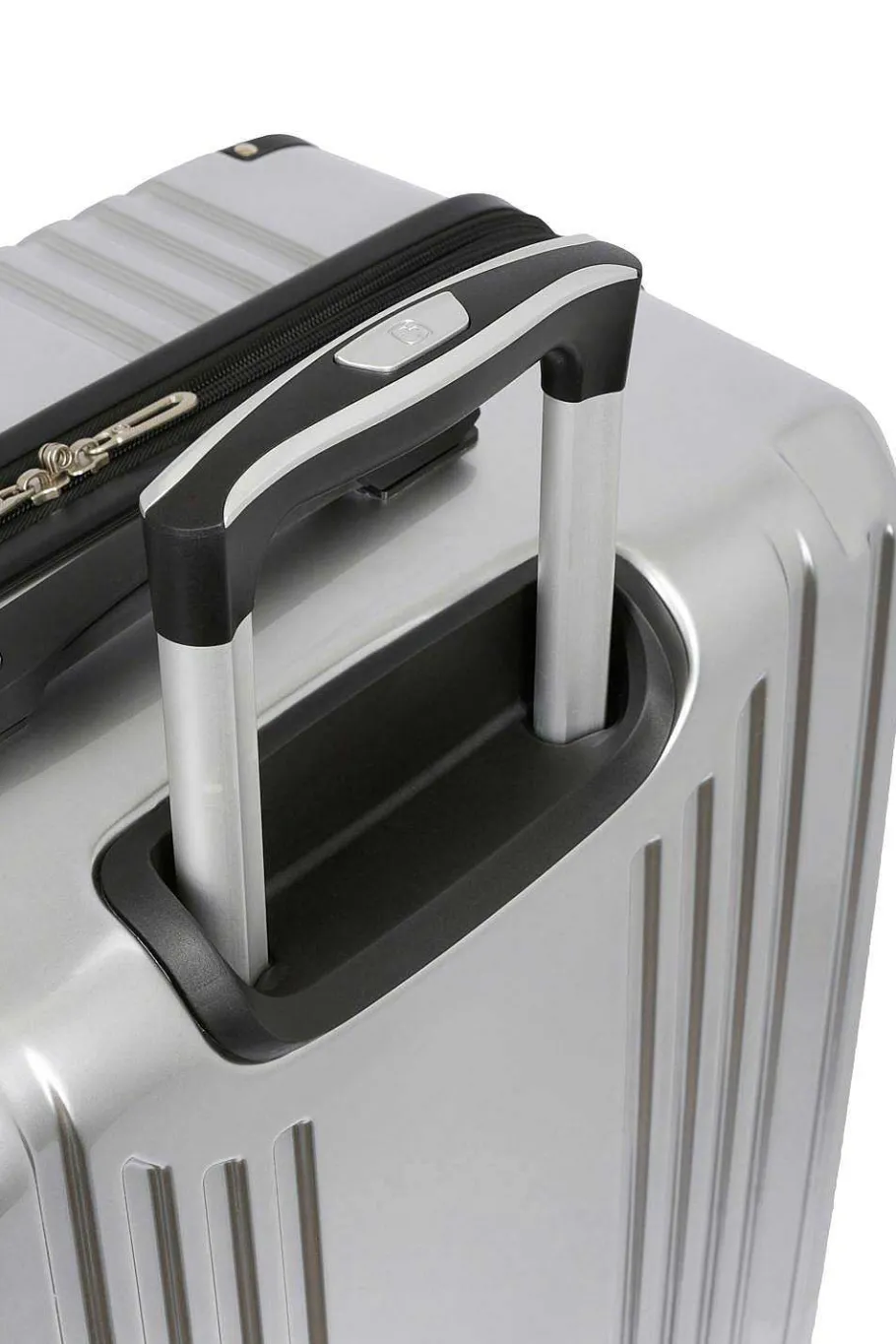 swissgear__expandable_pc_hardside_spinner_luggage_set__silver_9.webp Flash Sale SWISSGEAR 7786 Expandable 2Pc Hardside Spinner Luggage Set - Silver