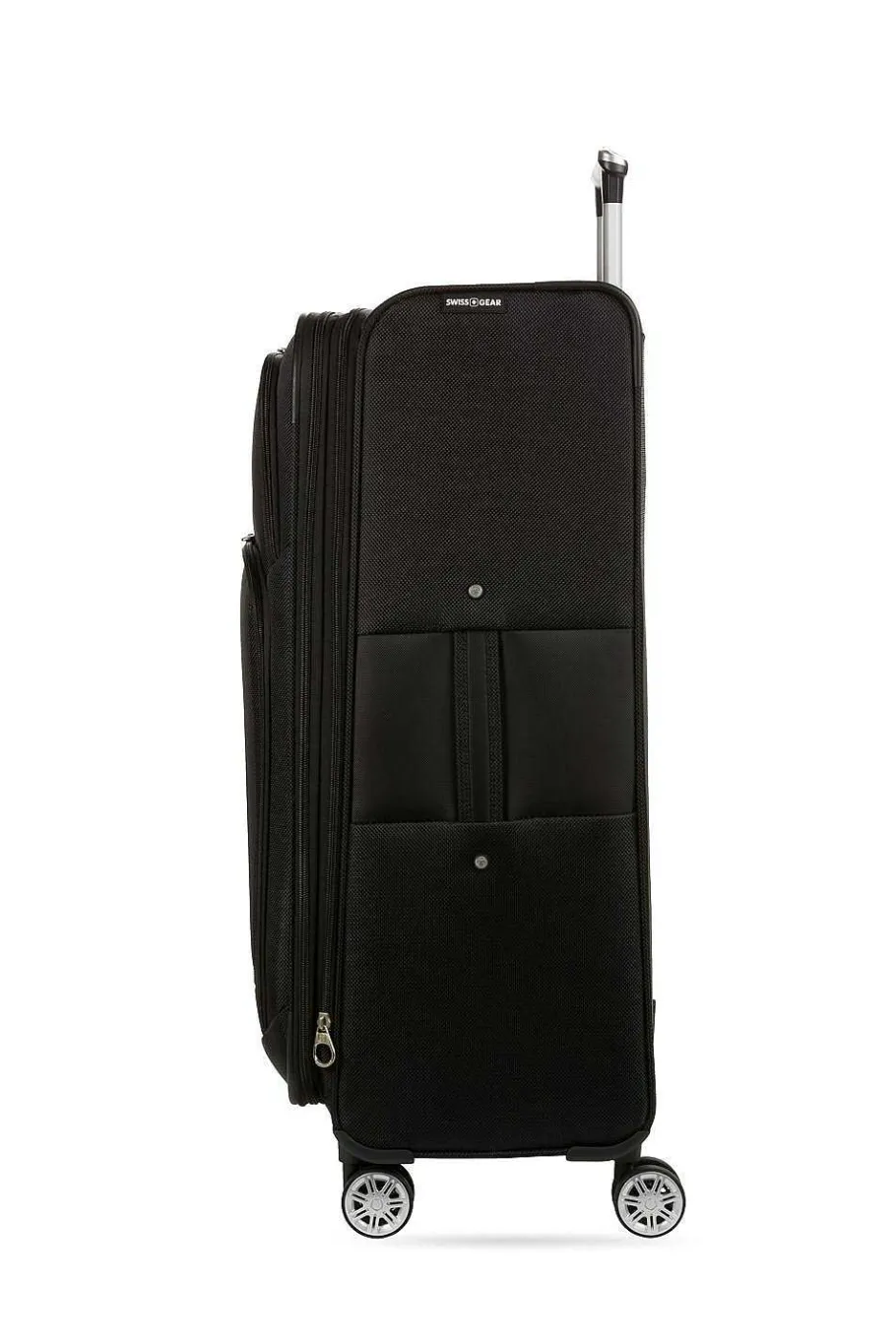Cheap SWISSGEAR 7768 Expandable 3Pc Spinner Luggage Set - Black