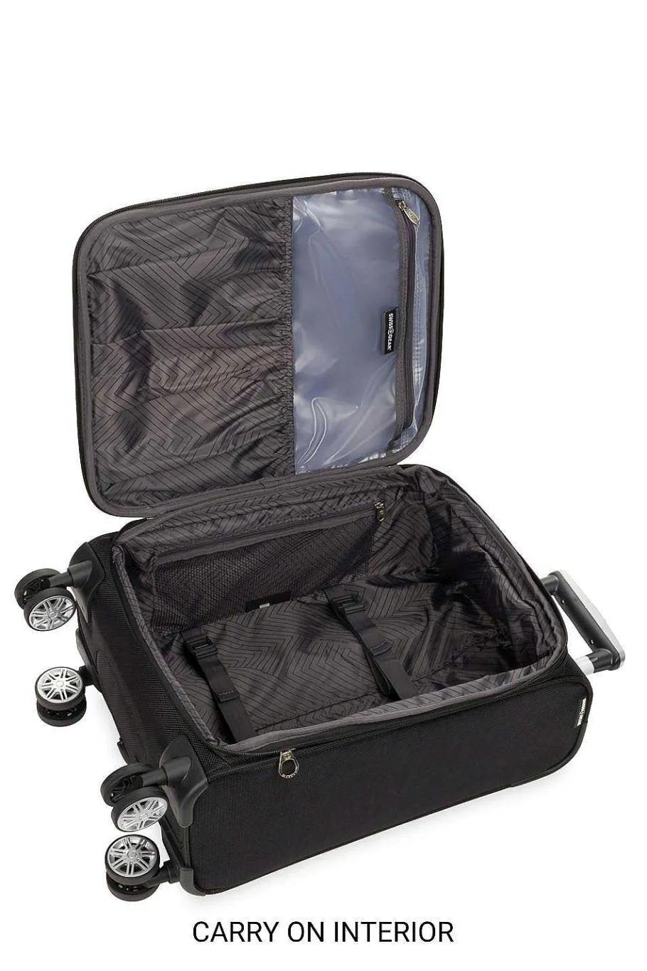 swissgear__expandable_pc_spinner_luggage_set__black_2-1.webp Shop SWISSGEAR 7768 Expandable 3Pc Spinner Luggage Set - Black
