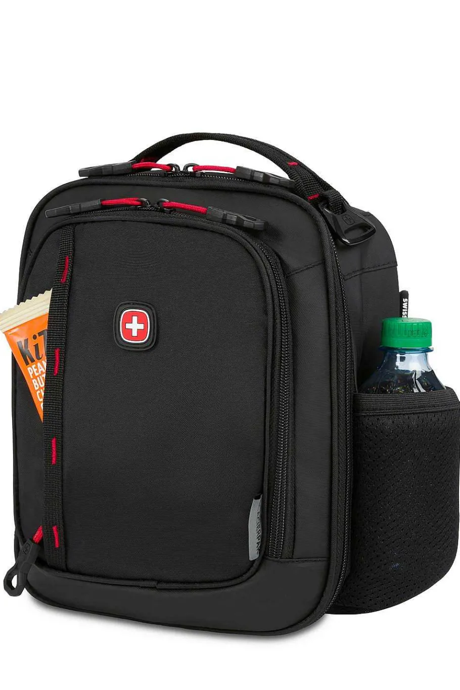 Best Sale SWISSGEAR 3999 Insulated Lunch Bag - Black/Red