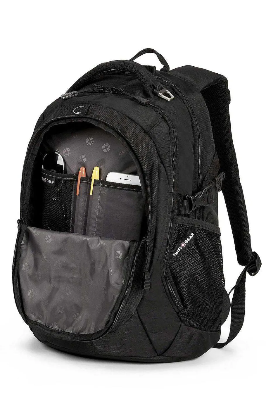 swissgear__laptop_backpack_7-4.webp Sale SWISSGEAR 6655 Laptop Backpack Black | Black/Navy | Black/Red