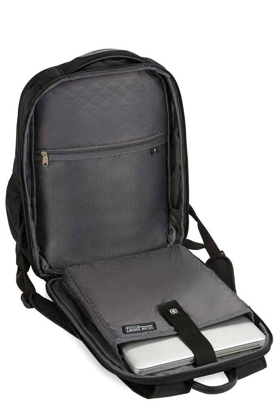 Shop SWISSGEAR 6392 Scansmart Laptop Backpack - Ballistic Black